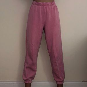 Pink joggers/sweatpants